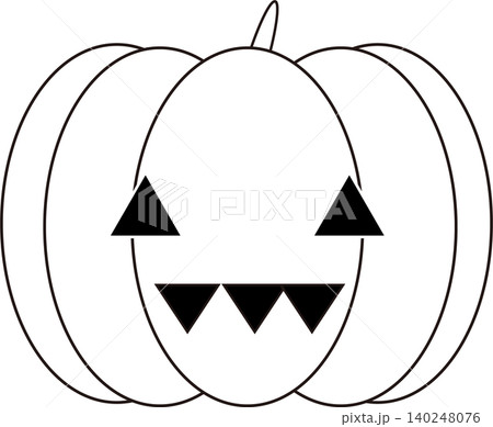 ハロウィンの可愛いカボチャ 140248076