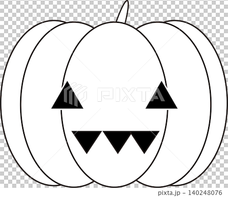 ハロウィンの可愛いカボチャ 140248076
