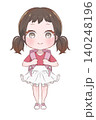 リュックを背負った女の子 140248196