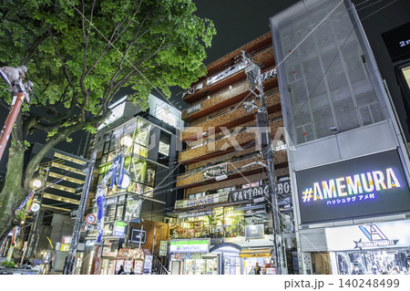 大阪夜景 心斎橋 アメリカ村 炭屋町筋 大阪府大阪市 大阪夜景 心斎橋 アメリカ村 炭屋町筋 大阪府大阪市 140248499