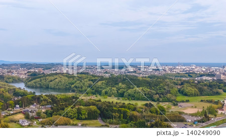 April 30 2026 Shiogama Matsushima coastal landscape with islands and rural countryside April 30 2026 Shiogama Matsushima coastal landscape with islands and rural countryside 140249090