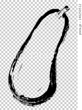 挿絵イラスト 墨絵 水墨画 しろうり 挿絵イラスト 墨絵 水墨画 しろうり 140250512