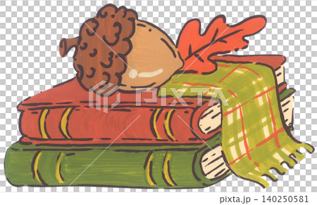 Hand Drawn Acorn Illustration Hand Drawn Acorn Illustration 140250581