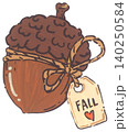 Hand Drawn Acorn Illustration 140250584