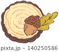 Hand Drawn Acorn Illustration 140250586
