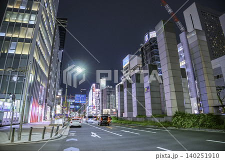 大阪夜景　心斎橋　長堀通　南船場　大阪府大阪市 140251910