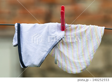 Female panties hanging 140252553