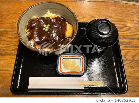 【岡山名物】老舗「カツ丼 野村」デミカツ丼 140252913