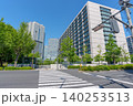 東京都千代田区永田町にある議員会館と初夏の街並み 140253513