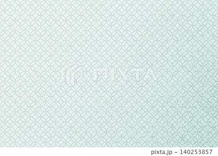 キラキラ輝く繊細な淡い若竹色の模様に薄青緑色の七宝柄を重ねた背景画像7 キラキラ輝く繊細な淡い若竹色の模様に薄青緑色の七宝柄を重ねた背景画像7 140253857