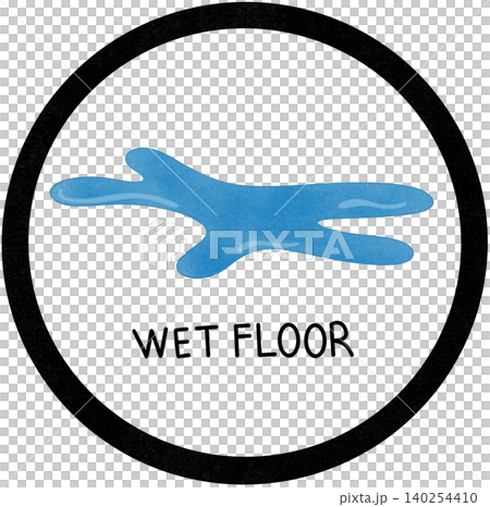 wet floor icon wet floor icon 140254410