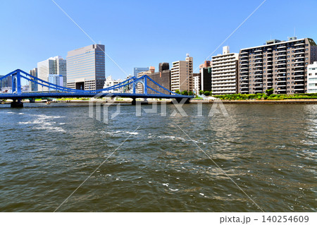 清洲橋(隅田川)周辺を左岸上流より望む(東京都中央区)【2026.5】 清洲橋(隅田川)周辺を左岸上流より望む(東京都中央区)【2026.5】 140254609