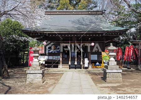 田子山富士塚 敷島神社の社殿(埼玉県志木市) 田子山富士塚 敷島神社の社殿(埼玉県志木市) 140254657