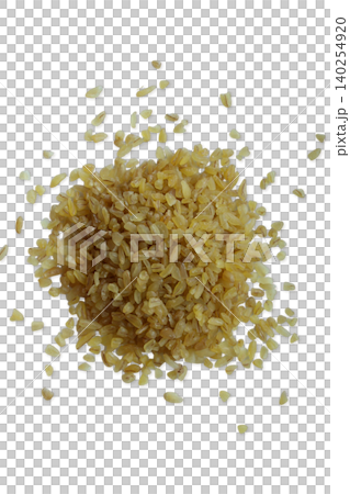 Pile of bulgur wheat groats top view Pile of bulgur wheat groats top view 140254920