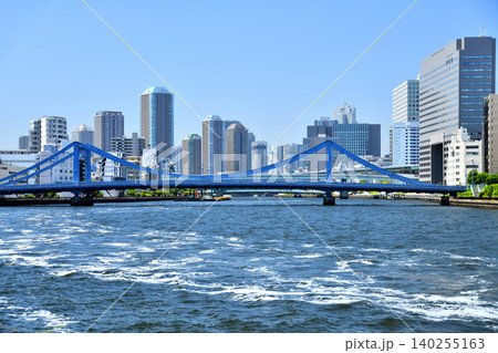 清洲橋(隅田川)周辺を上流より望む(東京都中央区)【2026.5】 清洲橋(隅田川)周辺を上流より望む(東京都中央区)【2026.5】 140255163