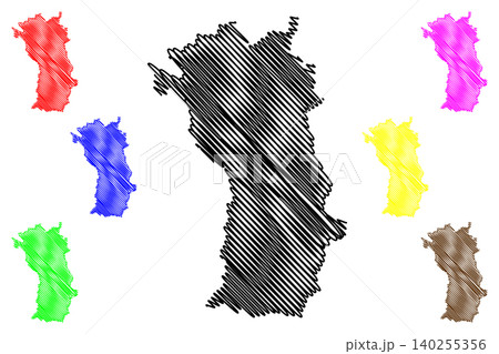 Imst district (Republic of Austria or osterreich, Tyrol or Tirol state) map vector illustration, scribble sketch Bezirk Imst map Imst district (Republic of Austria or osterreich, Tyrol or Tirol state) map vector illustration, scribble sketch Bezirk Imst map 140255356