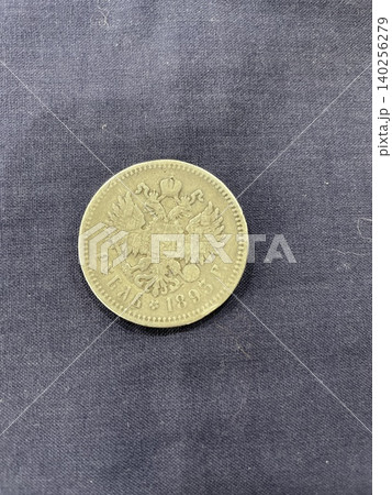 Retro coins from exhibition display Retro coins from exhibition display 140256279
