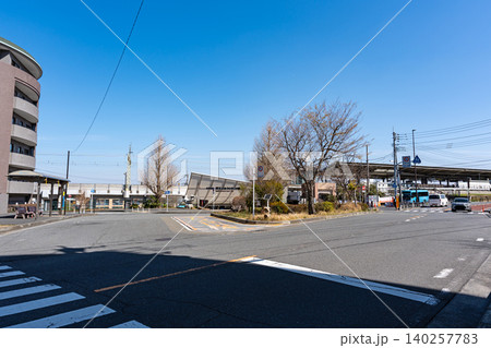 京王よみうりランド駅 南側 駅前の景色 東京都稲城市矢野口 京王よみうりランド駅 南側 駅前の景色 東京都稲城市矢野口 140257783
