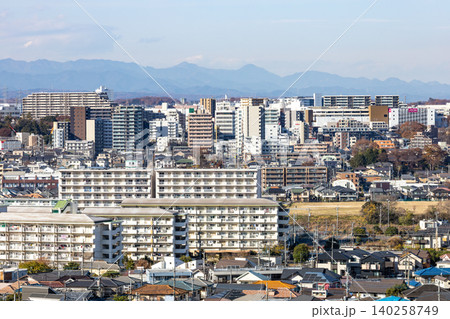【東京都】郊外の住宅地の風景 【東京都】郊外の住宅地の風景 140258749