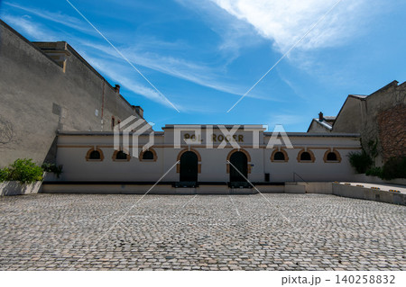 Pol Roger Champagne house facade in Epernay, France 140258832