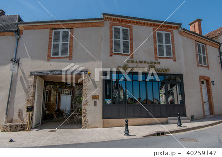 Champagne Marion Bosser traditional storefront in Hautvillers France 140259147