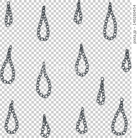 Silver chain drop background pattern Silver chain drop background pattern 140260454