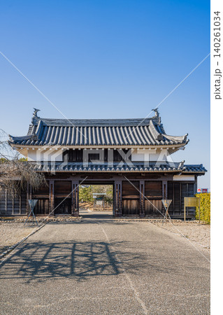 西尾市の西尾城の風景(愛知県) 西尾市の西尾城の風景(愛知県) 140261034