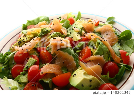 Fresh Summer Salad with Vegetables Ready to Eat Fresh Summer Salad with Vegetables Ready to Eat 140261343