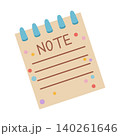 A spiral notebook journal diary note paper pad for school scheduling 140261646