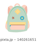 Cute school backpack bag for education and student learning accessory 140261651