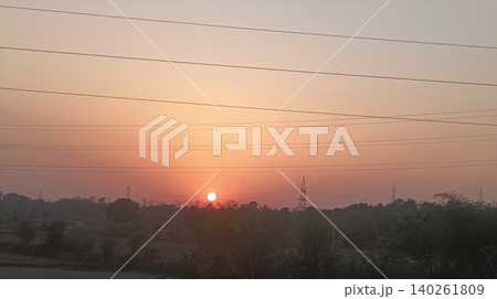 sunset in the countryside 140261809