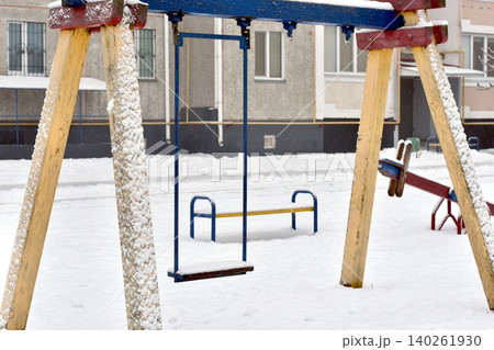 Winter. Swing in the snow Winter. Swing in the snow 140261930