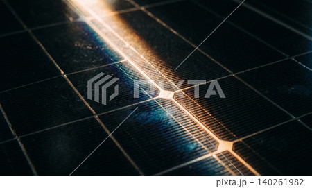Solar Panel Cell Detail Solar Panel Cell Detail 140261982