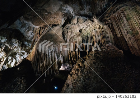 Georgia Prometheus Cave and its amazing rock formations during a guided tour Georgia Prometheus Cave and its amazing rock formations during a guided tour 140262182