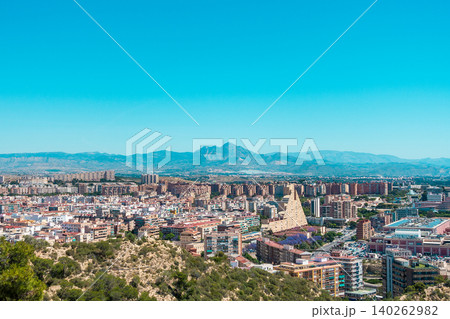 Panoramic View of City and Mountains Panoramic View of City and Mountains 140262982