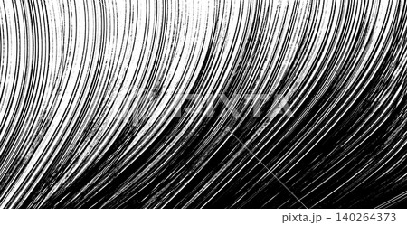 Monochrome wavy lines. Abstract hand-drawn ink drawing texture. Monochrome wavy lines. Abstract hand-drawn ink drawing texture. 140264373