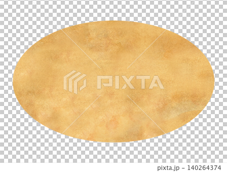 Warm golden watercolor sand texture in elegant oval shape. Hand painted beige template perfect for logos, labels, packaging, branding, invitations and coastal themed design projects Warm golden watercolor sand texture in elegant oval shape. Hand painted beige template perfect for logos, labels, packaging, branding, invitations and coastal themed design projects 140264374