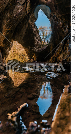 Rajska Prerast Cave in Djerdap National Park Rajska Prerast Cave in Djerdap National Park 140264536