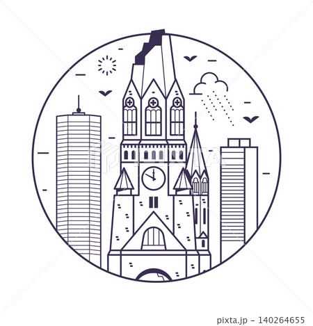 Kaiser Wilhelm Memorial Church Berlin Landmark Kaiser Wilhelm Memorial Church Berlin Landmark 140264655