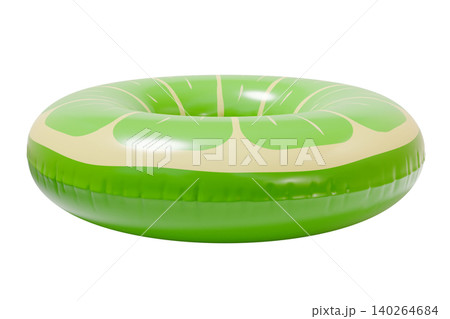 Sweetie Inflatable Swim Ring. Summer Pool Float Isolated on White Background. 3d rendering Sweetie Inflatable Swim Ring. Summer Pool Float Isolated on White Background. 3d rendering 140264684