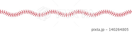 Softball lace. Baseball ball stripes. Wavy softball stitches. Vector illustration Softball lace. Baseball ball stripes. Wavy softball stitches. Vector illustration 140264805
