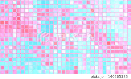 Tiled glass abstract background. Pixel glass backdrop with refraction effect. Tiled glass abstract background. Pixel glass backdrop with refraction effect. 140265386