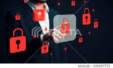 Scam call sms message warning about phone security and protection against fraud 140267772
