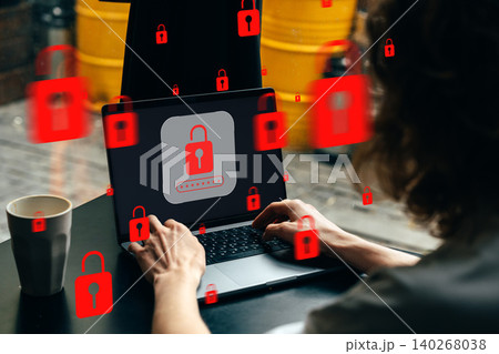 Scam call sms message shows risks of online security and personal data theft Scam call sms message shows risks of online security and personal data theft 140268038
