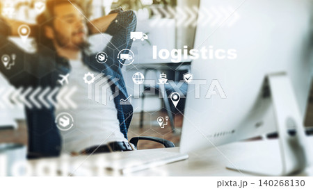 Working on logistics and managing tasks in a busy office environment 140268130
