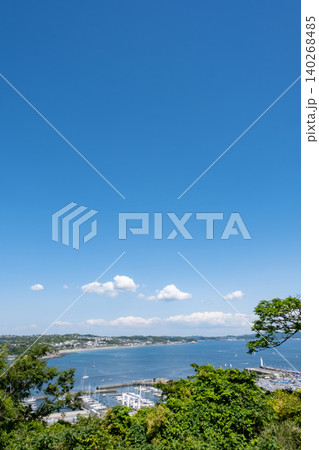 江の島 海の見える展望台からの風景 140268485