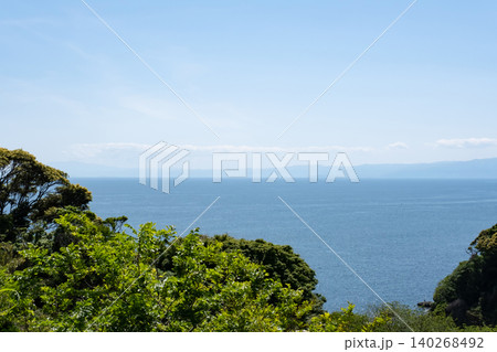 江の島 海の見える高台からの風景 江の島 海の見える高台からの風景 140268492