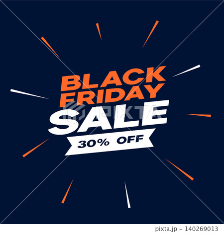 flat style black friday sale offer background with bursting effect flat style black friday sale offer background with bursting effect 140269013