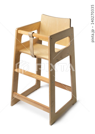 High baby chair for catering establishment isolated on white High baby chair for catering establishment isolated on white 140270335