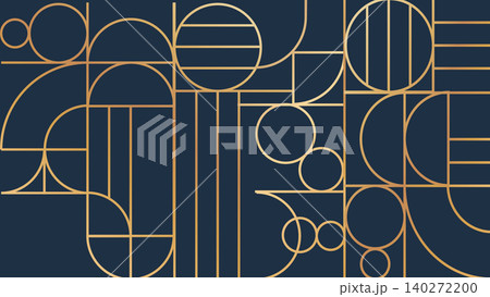 Golden Line Harmony Background Golden Line Harmony Background 140272200
